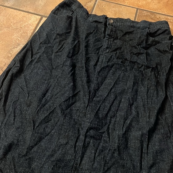 DENIM & COMPANY DENIM SKIRT - Picture 4 of 8